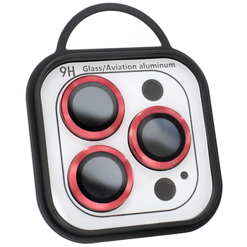 Захисне скло на камеру Metal Classic (iPhone 11 Pro / 11 Pro Max, Red)