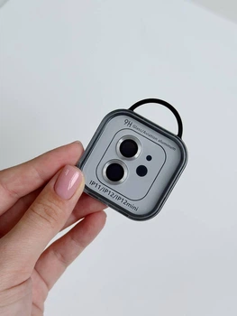 Захисне скло на камеру Metal Classic (iPhone 11 / 12 / 12 mini, Silver)