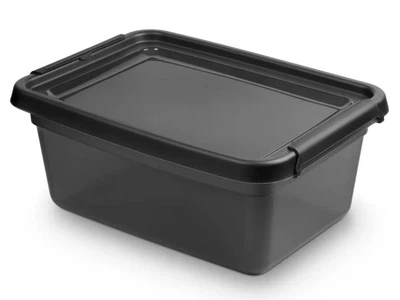 Контейнер для зберігання 12,5 л 38x28x16 см Orplast BaseStore Color універсальний чорний (2522Black)