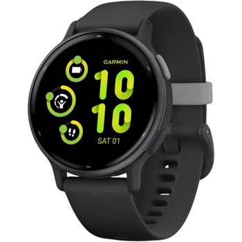 Смарт-часы Garmin Vivoactive 5 Алюминиевый корпус с силиконовым ремешком черный (010-02862-5A)