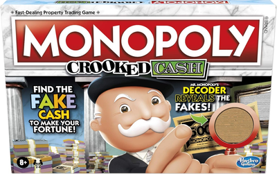 Настільна гра Hasbro Monopoly Crooked Cash (фінська версія) F2674FIN (5010993880430)