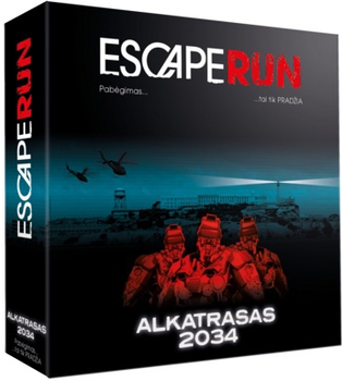 Настільна гра Tactic Escape Run Alcatraz 2034 (литовська версія) 59254 (6416739592541)
