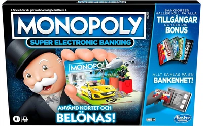 Gra planszowa Hasbro Monopoly Super Electronic Banking (wersja estońska i łotewska) E8978 (5010993719075)