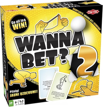 Настільна гра Tactic Wanna Bet? 2.0 (латвійська версія) 55730T (6416739557304)