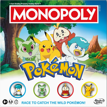 Gra planszowa Hasbro Monopoly Pokémon (wersja fińska i szwedzka) G0716FISE (5010996298690)