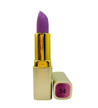 Помада для губ Eva Cosmetics Cashmere перламутрова темно-бузкова № 14 1386