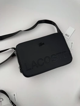 Месенджер через плече крос-боді lacoste чорного кольору/8099