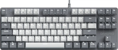 Клавиатура проводная GamePro Genesis Metallic MK110G Outemu Red Switch USB Gray (MK110G)