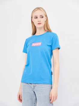 Футболка женская Supreme 10376.2 L (46) Голубая