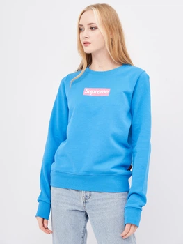 Свитшот Supreme 10362.4 S (42) Бирюзовый