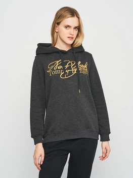 Худи женское Tommy Hilfiger 11217.2 XL Темно-серое