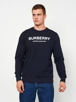 Світшот чоловічий Burberry 11228.3 S Темно-синій