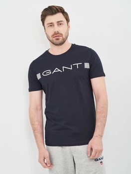 Футболка Gant 10729 L (48) Темно-синяя