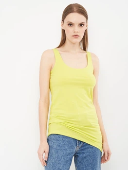 Майка женская Tom Tailor 8082.2 XL Желтая (ROZ6400037239)