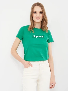 Футболка женская Supreme 10702.5 XS Зеленая (ROZ6400037263)