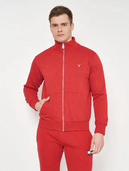 Толстовка на блискавці чоловіча GANT 10946.1 2XL (52) Червона