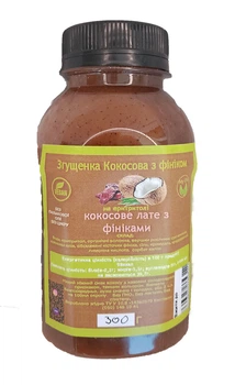 Сгущенка без сахара на эритроле, кокосовая с фиником 300г