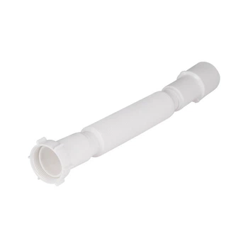 Гофра гибкая для мойки Lidz G002 00 1 1/2" длина 600 мм пластик белая