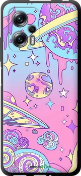 Чохол Xiaomi Redmi Note 11T Pro Рожева галактика "4146b-2644-70447"