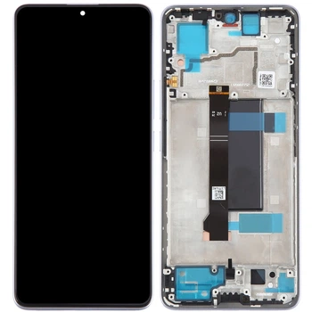 Дисплей Xiaomi Redmi Note 13 Pro 5G черный, Amoled, PRC, с рамкой фиолетового цвета, Aurora Purple