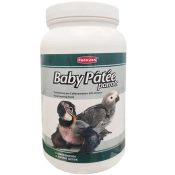 Полнорационный корм PADOVAN Baby Patee Parrots 900гр, для птенцов попугаев