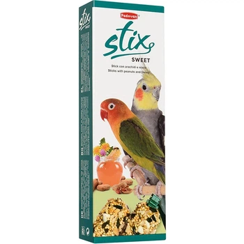 Ласощі PADOVAN Stix Sweet Parrocchetti 100г, для середніх папуг