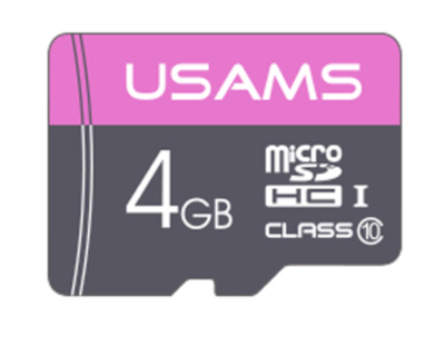 Карта памяти 4GB USAMS TF Card US-ZB100 Class 6