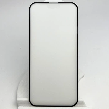 Защитное матовое стекло на iPhone 14 Full glue glass matte 5D 9H для айфон 6.1