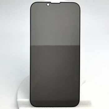 Защитное стекло антишпион для Apple iPhone 13 приватное глянец anti spy glass full glue privacy 5D 6.1
