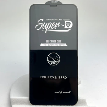 Захисне скло на iPhone 11 PRO MAX Super 5D 9H Antistatic глянцеве для айфон full glue cover glass 6.5