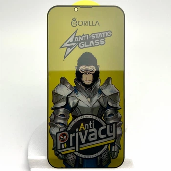 Защитное стекло антишпион Gorilla для Apple iPhone 13 PRO MAX приватное глянец anti spy glass full glue privacy 5D 6.7