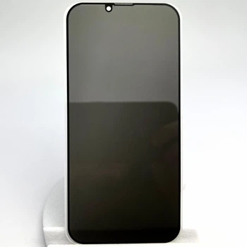Защитное стекло антишпион для Apple iPhone 13 PRO MAX приватное глянец для айфон anti spy glass full glue privacy 5D 6.7