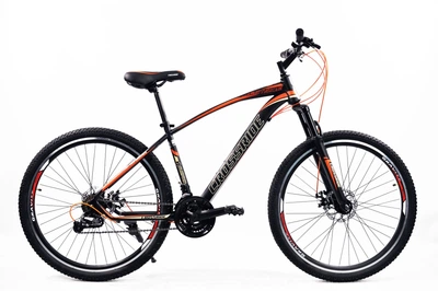 Велосипед гірський 27.5 дюймів Crossride Westside, рама 17" (Чорно-помаранчевий)