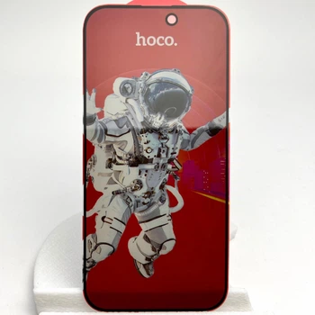 Защитное стекло антишпион Hoco для Apple iPhone 16 PRO MAX приватное глянец anti spy glass full glue privacy 5D 6.9