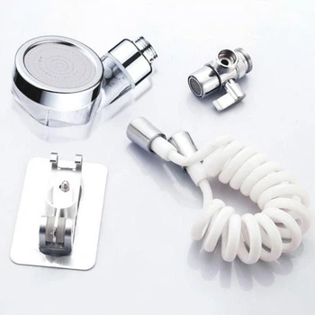 Душевая система с насадкой на кран в умывальник с турмалином Modified Faucet With External Shower 8402706