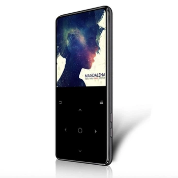 MP3 плеєр Q06 Bluetooth Hi-Fi 16GB з сенсорним управлінням, вбудованим динаміком і диктофоном (Black)