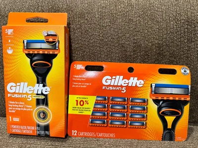 Бритвенный станок Gillette Fusion5 Power с 13 картриджами