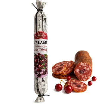 Ковбаса Салямі з Вишнею Carnificio Salame Con Ciliedgia 300 г