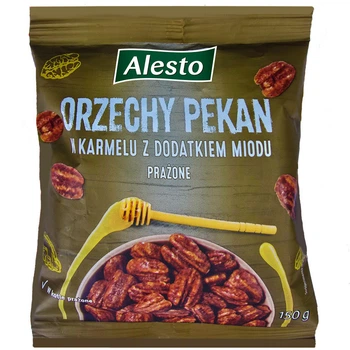 Горіхи Пекан в Карамелі з Медом Alesto Orzechy Pekan w Karmelu z dodatkiem Miodu 150 г
