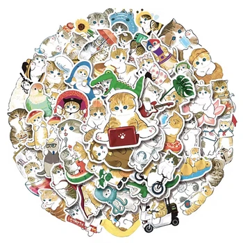 Глянцеві водостійкі стікери для будь-якої поверхні Sticker Boom набір із 50 штук AA96