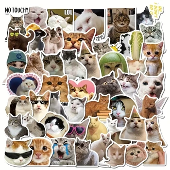 Глянцеві водостійкі стікери для будь-якої поверхні Sticker Boom набір із 50 штук AA93
