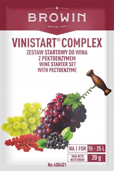 Дріжджі винні Vinistart Complex ,20 г на 25л(Польща)