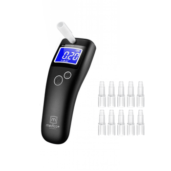 Алкотестер medica+ alco control 8.0 + комплект мундштуків 40шт.