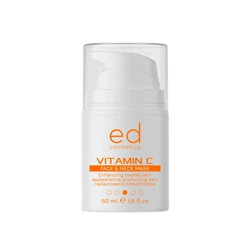 Маска для обличчя та шиї з вітаміном С Vitamin C Face & Neck Mask ED Cosmetics 50 мл
