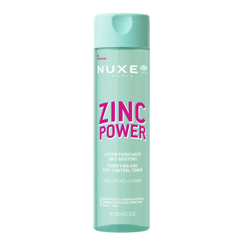 Лосьон очищуючий для шкіри схильної до акне Nuxe Zinc power Purifying spot control toner 200 мл