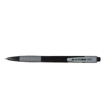 Ручка шариковая Buromax Jobmax синий mix 5 дизайнов 0,7мм автомат (BM.8202)