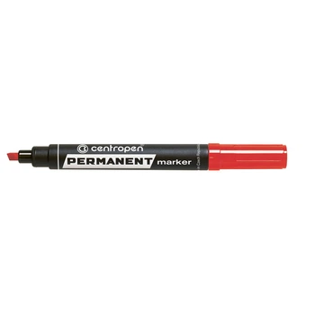Маркер перманентний Centropen Permanent 1-4.6 мм скошений Червоний (8576/02)