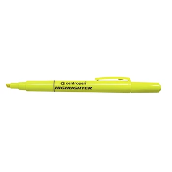 Маркер текстовыделитель Centropen Fax 1-4 мм скошений Жовтий (8722/05)