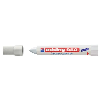 Маркер лаковый промышленный Edding Industry Paint 10 мм Белый (e-950/11)
