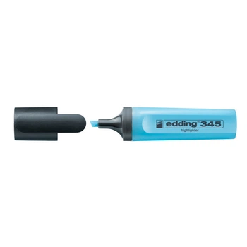 Маркер текстовыделитель Edding Highlighter 2-5 мм скошений Блакитний (e-345/10)